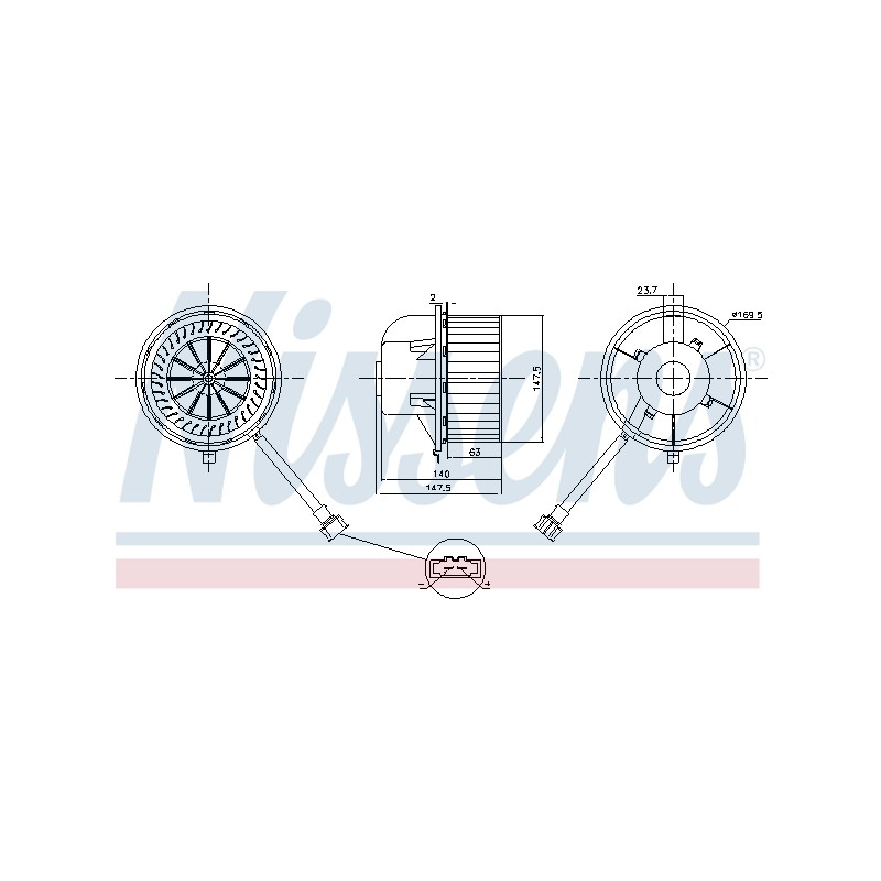 Pulseur d'Air Habitacle Pour VW California T4 Transporter IV 701819021B