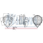 Pulseur d'Air Habitacle Pour Peugeot Fiat Citroën Lancia 6441E0 9467017280
