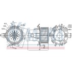 Pulseur d'Air Habitacle Pour Renault Opel Nissan Renault Trucks 2720500QAK