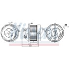 Pulseur d'Air Habitacle Pour Renault Laguna II VELSatis 7701048752 7701048753