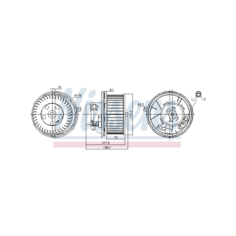 Pulseur d'Air Habitacle Pour Renault Laguna II VELSatis 7701048752 7701048753