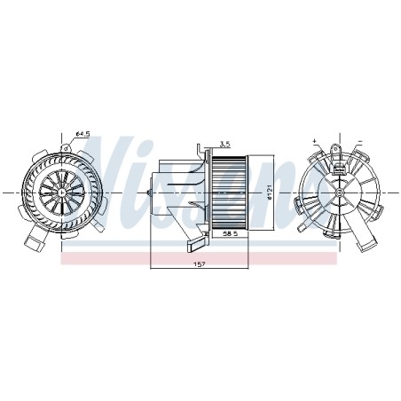 Pulseur d'Air Habitacle Pour Smart Fortwo 4518300108 4518301600 4518350007