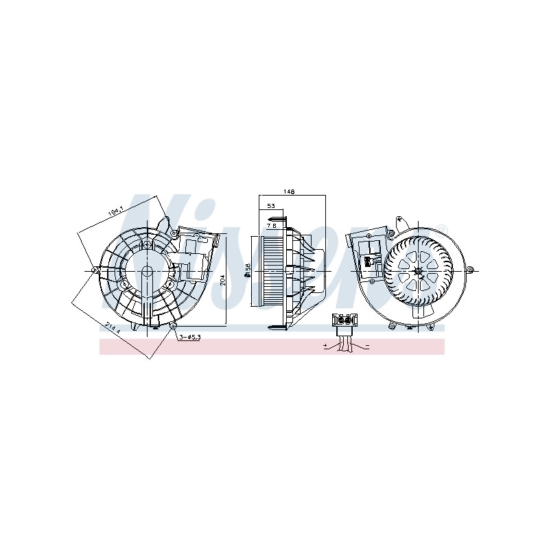 Pulseur d'Air Habitacle Pour MERCEDES SLK