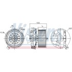 Pulseur d'Air Habitacle Pour Renault Clio III 7701062225 7701062226
