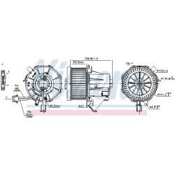 Pulseur d'Air Habitacle Pour Audi A4 A5 Q5 8K1820021A 8K1820021B 8K1820021C