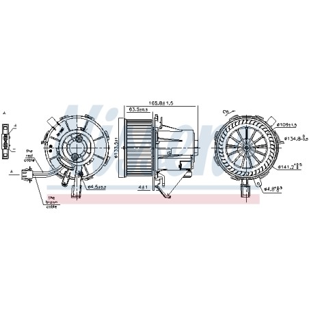 Pulseur d'Air Habitacle Pour Audi A4 A5 Q5 8K1820021A 8K1820021B 8K1820021C