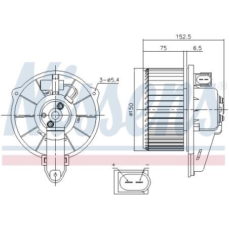 Pulseur d'Air Habitacle Pour Audi A6 Allroad 4B1820021B 4B1820021C