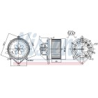 Pulseur d'Air Habitacle Pour Mini Mini Clubman Clubvan Countryman 64119266899