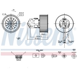 Pulseur d'Air Habitacle Pour BMW Série 5 F07 F10 F11 6 F06 F12 F13 Rolls-Royce