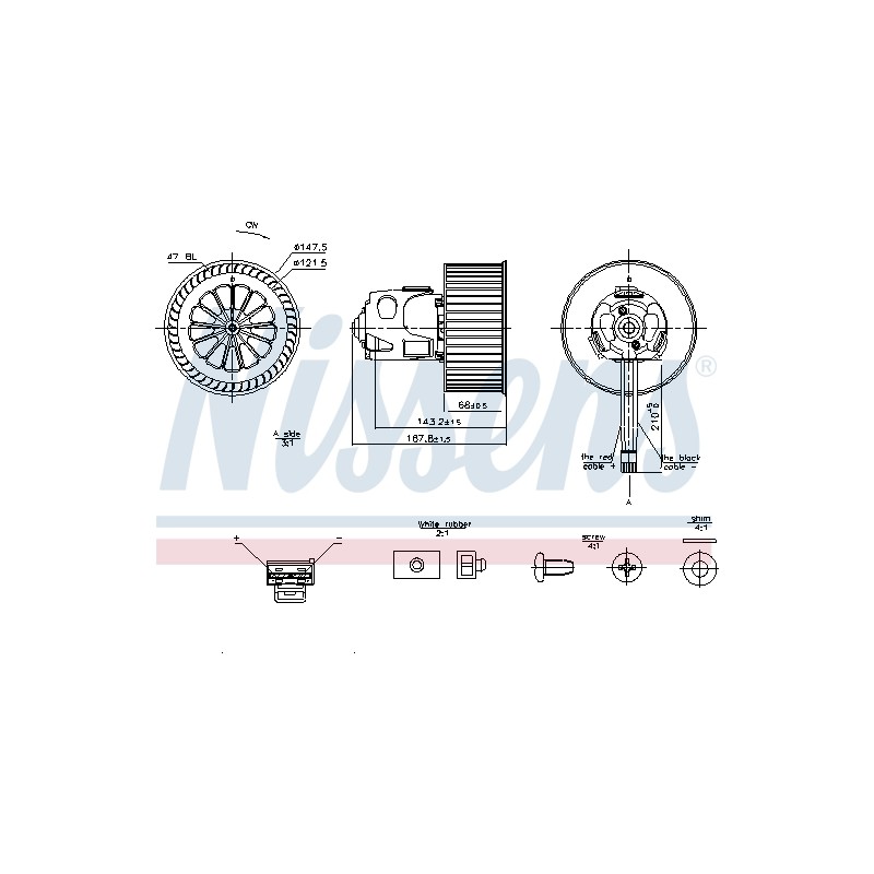 Pulseur d'Air Habitacle Pour BMW Série 5 F07 F10 F11 6 F06 F12 F13 Rolls-Royce