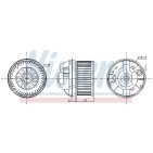 Pulseur d'Air Habitacle Pour Ford C-Max Focus II Galaxy Kuga I Mondeo IV 1253201