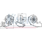 Pulseur d'Air Habitacle Pour Opel Meriva A 13124703 1845092
