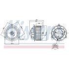Pulseur d'Air Habitacle Pour Opel Chevrolet Vauxhall 1618449 95920148 42777757