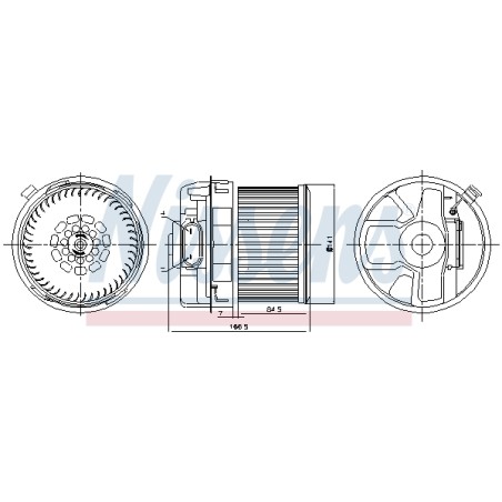 Pulseur d'Air Habitacle Pour Peugeot Toyota Aygo Citroën C1 1608175580 6441V1
