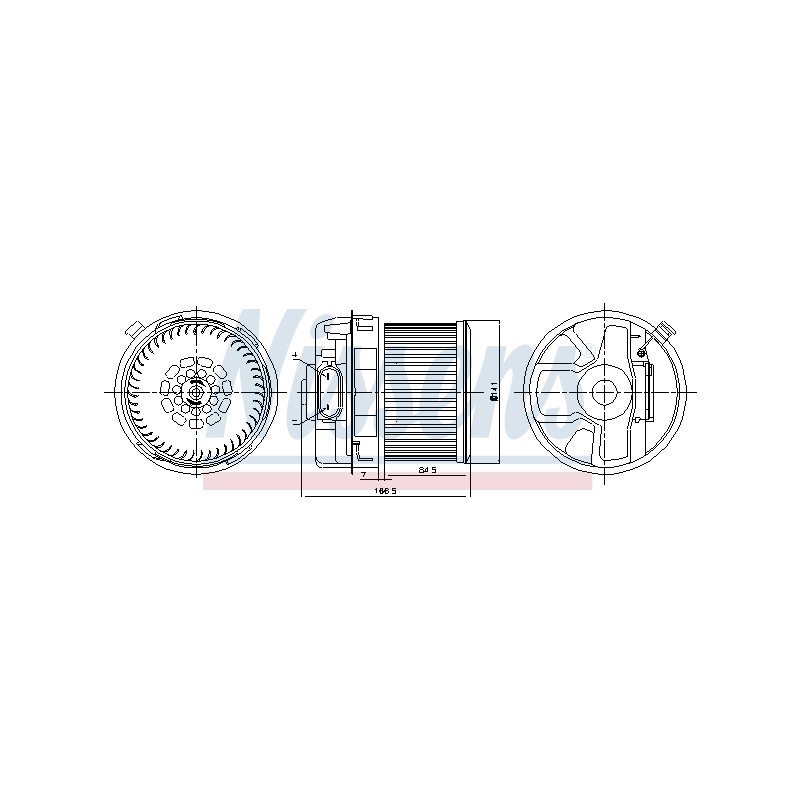 Pulseur d'Air Habitacle Pour Peugeot Toyota Aygo Citroën C1 1608175580 6441V1