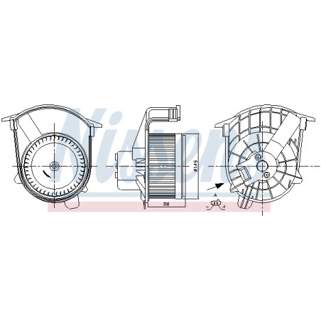 Pulseur d'Air Habitacle Pour Renault Opel Nissan MERCEDES 93197783 A4158350700