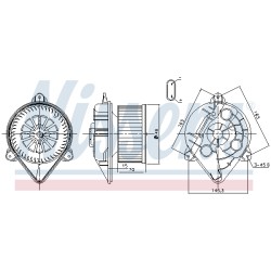 Pulseur d'Air Habitacle Pour Renault Opel Nissan Vauxhall 91158686 93161216
