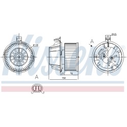 Pulseur d'Air Habitacle Pour Renault Duster Logan Express I II Sandero Dacia MCV