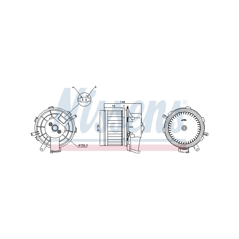 Pulseur d'Air Habitacle Pour Peugeot Opel Fiat Ducato Citroën 6441Y2 77364058