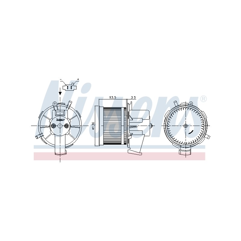 Pulseur d'Air Habitacle Pour Fiat 500 C 500/595/695 500C/595C/695C Panda Ford KA