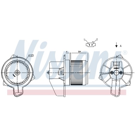 Pulseur d'Air Habitacle Pour Fiat 500 C 500E Fiorino Panda 77366917 77368879
