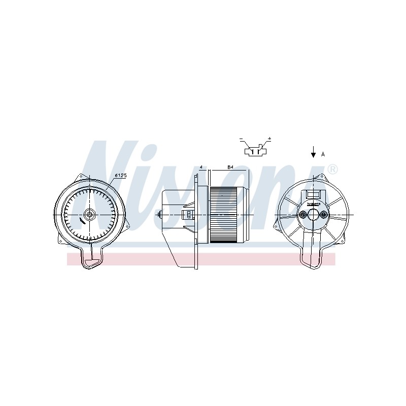 Pulseur d'Air Habitacle Pour Fiat 500 C 500E Fiorino Panda 77366917 77368879