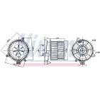 Pulseur d'Air Habitacle Pour Ford Fiesta V Fusion 1206930 1252926 2S6H18456AC