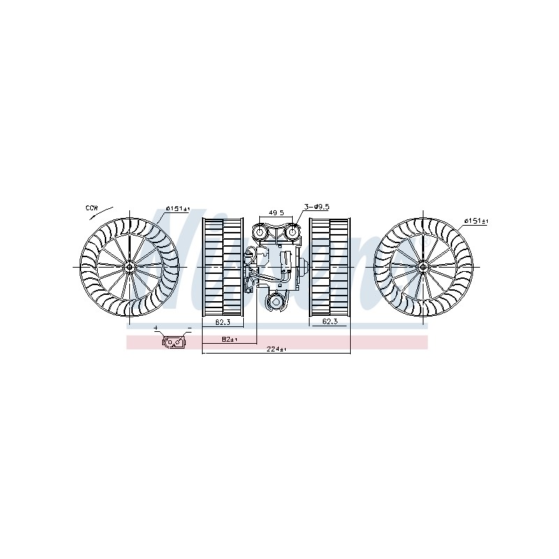 Pulseur d'Air Habitacle Pour MERCEDES Viano Vito