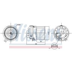 Pulseur d'Air Habitacle Pour Renault Clio IV Duster Logan I II Sandero Dacia