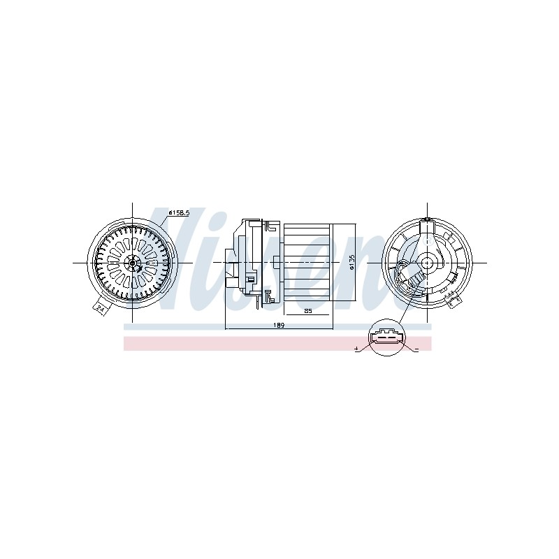 Pulseur d'Air Habitacle Pour Renault Clio IV Duster Logan I II Sandero Dacia