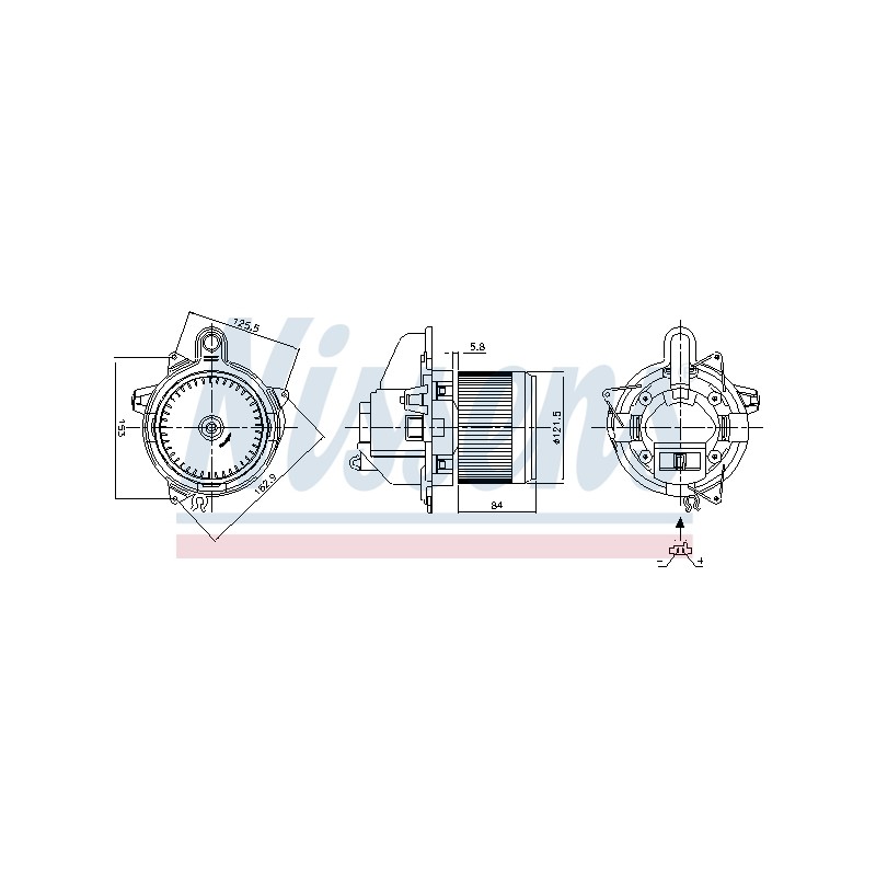 Pulseur d'Air Habitacle Pour Renault Captur I Clio IV Kaptur 272101005R