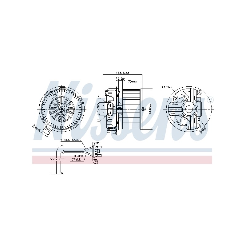 Pulseur d'Air Habitacle Pour Renault Modus 7701060014 7701060015 7701209802