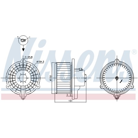 Pulseur d'Air Habitacle Pour Hyundai Tucson Tucson/SUV Kia Sportage