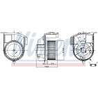 Pulseur d'Air Habitacle Pour Renault Kangoo Nissan Kubistar 2717000QAD
