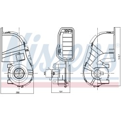 Pulseur d'Air Habitacle Pour Renault Clio II Thalia I 7701205899