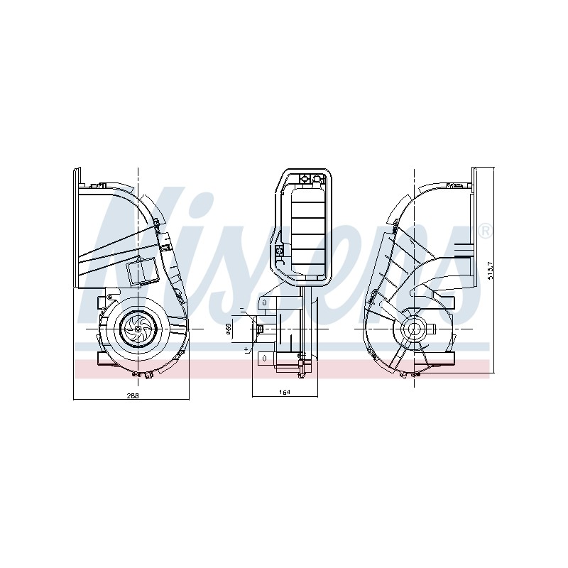 Pulseur d'Air Habitacle Pour Renault Clio II Thalia I 7701205899