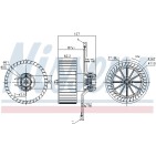 Pulseur d'Air Habitacle Pour Fiat Ducato 1307829080 1318888080
