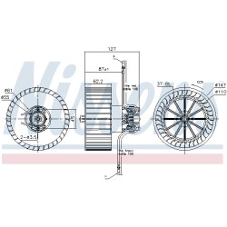 Pulseur d'Air Habitacle Pour Fiat Ducato 1307829080 1318888080