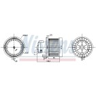 Pulseur d'Air Habitacle Pour Renault Koleos I 27226-JY10A