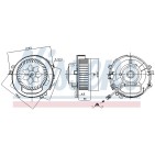 Pulseur d'Air Habitacle Pour VW Audi Seat Skoda 5Q2819021 5Q2819021B 5Q2819021C