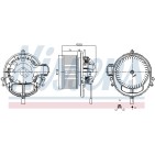 Pulseur d'Air Habitacle Pour BMW Série 1 F20 F21 2 F22, F87 F23 64119237557