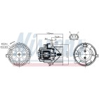 Pulseur d'Air Habitacle Pour Ford Transit 4041956 YC1H18456CA