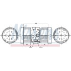 Pulseur d'Air Habitacle Pour Renault Opel Fiat Nissan 27210-9399R 95517544