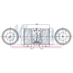 Pulseur d'Air Habitacle Pour Renault Opel Fiat Nissan 27210-9399R 95517544