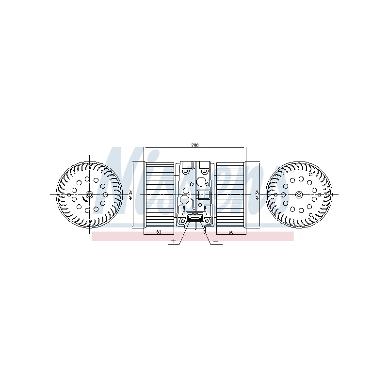 Pulseur d'Air Habitacle Pour Renault Opel Fiat Nissan 27210-9399R 95517544