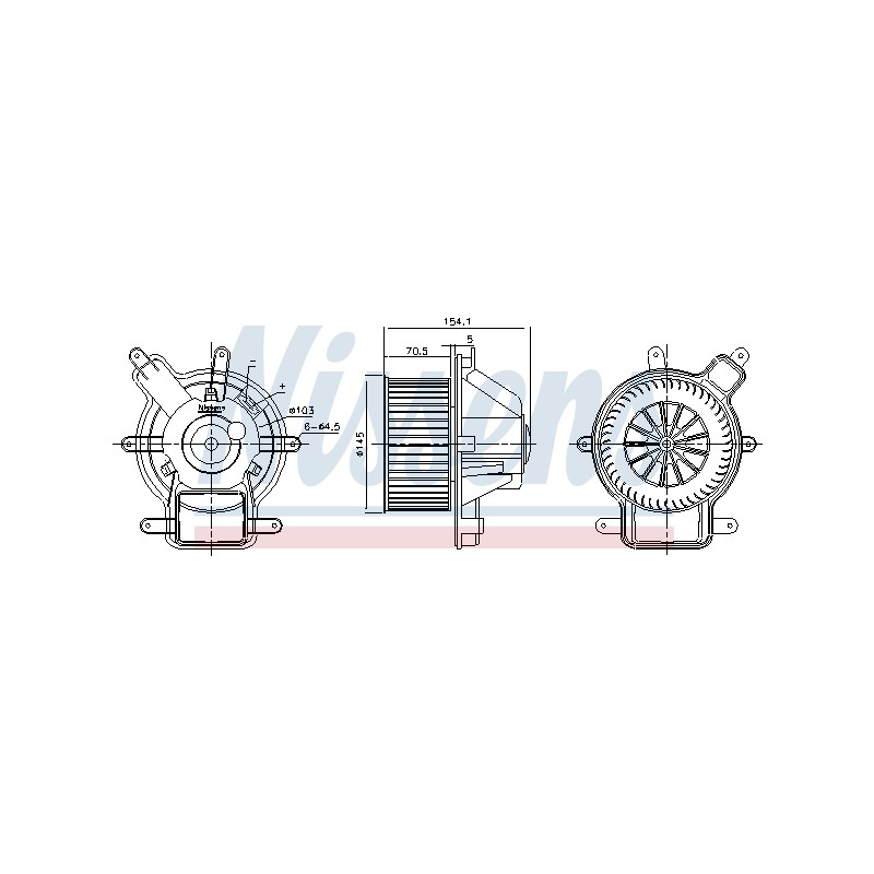 Pulseur d'Air Habitacle Pour Peugeot 3008 5008 Citroën DS5 DS 6441CP