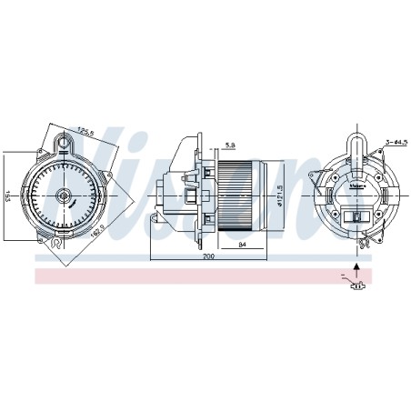 Pulseur d'Air Habitacle Pour Renault Dokker Lodgy Dacia Dokker Express/Monospace