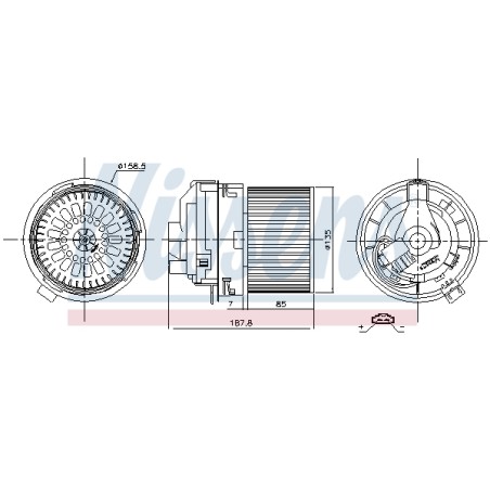 Pulseur d'Air Habitacle Pour Renault Duster Logan I II Sandero Thalia III Dacia
