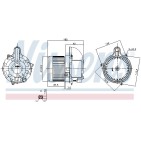 Pulseur d'Air Habitacle Pour Renault ZOE 272103334R