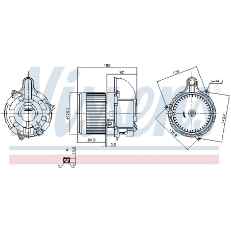 Pulseur d'Air Habitacle Pour Renault ZOE 272103334R